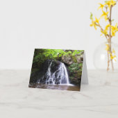 フェアリーグレン滝、ローズマーキーグリーティングカード カード (黄色い花)
