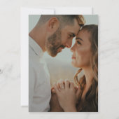 フェアリーコア 森 エメラルドグリーン 魔法の結婚式 セーブザデート (裏面)