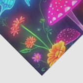 フェアリーコア – 蝶の花とキノコ 薄葉紙 (詳細)