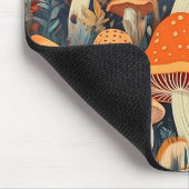 フェアリーコカラフルアの森のパーソナライズされたキノコ マウスパッド (コーナー)