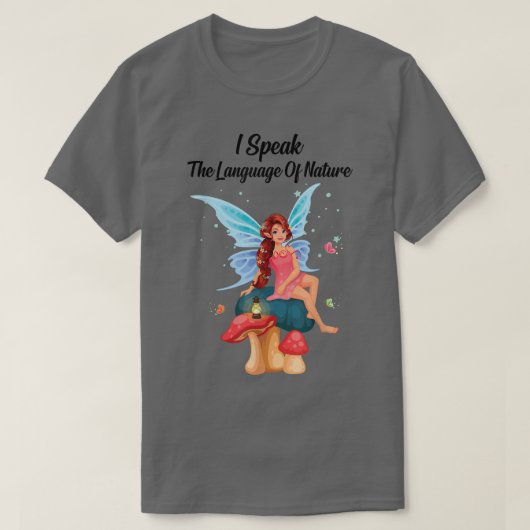 フェアリーコ話ーI自然妖精の言語 Tシャツ (デザイン正面)