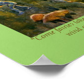 フェアリーシークレットイーツ引用文ヴィンテージプリント ポスター (角)