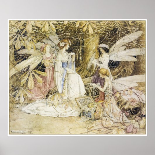 フェアリージュエリープリントバイヘレンジェイコブス ポスター (正面)