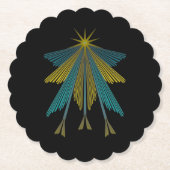 フェアリースターズブラック紙コースター ペーパーコースター (正面)