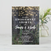 フェアリースパークルライトインザフォレスト婚約 招待状 (スタンド正面)