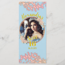 フェアリータプリンセスグリッターSweet sixteen メニュー