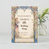 フェアリータプリンセス誕生日招待状 セーブザデート (スタンド正面)