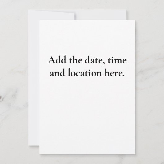 フェアリータプリンセス誕生日招待状 セーブザデート (裏面)