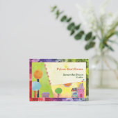 フェアリータリーヴィレッジ実在エステート不動産仲介業者 名刺 (スタンド正面)