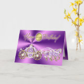 フェアリータールコーチ児童誕生日カード カード (黄色い花)