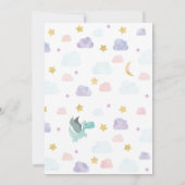 フェアリータール招待状、王室のプリンセスパーティー 招待状 (裏面)