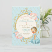 フェアリータール王室のプリンセス赤面金ゴールドアクアガール 招待状 (スタンド正面)