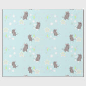 フェアリーターレネズミズ&ジェムズインブルー ラッピングペーパー (フラット)