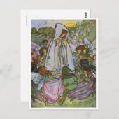 フェアリーダンスヴィンテージイラストレーションはがき ポストカード (正面/裏面)