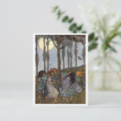 フェアリーダンスヴィンテージイラストレーション ポストカード (スタンド正面)