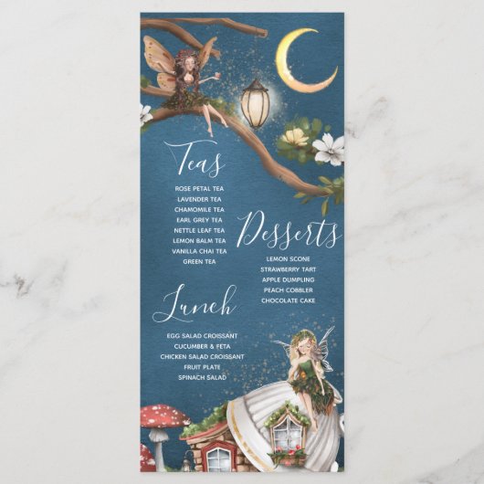 フェアリーティーパーティーフラットメニュー メニュー (正面)