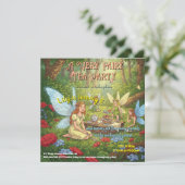 フェアリーティーパーティー 招待状 (スタンド正面)