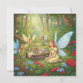 フェアリーティーパーティー 招待状 (裏面)