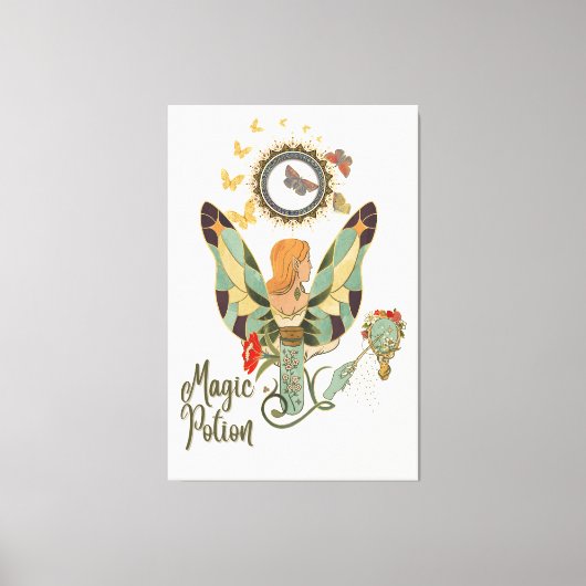 フェアリーテイルズ&魔法モーメント キャンバスプリント (正面)