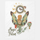 フェアリーテイルズ&魔法モーメント フリースブランケット (正面)