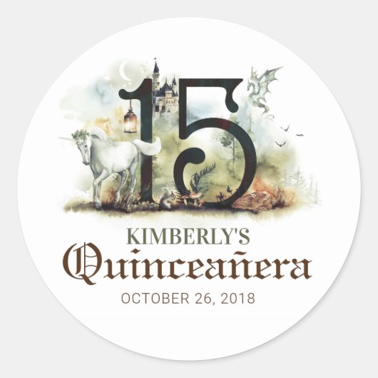 フェアリーテイルプリンセスキンセアニェラ ラウンドシール (正面)