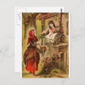 フェアリーテスク。眠る美しいとシンデレラ ポストカード (正面/裏面)