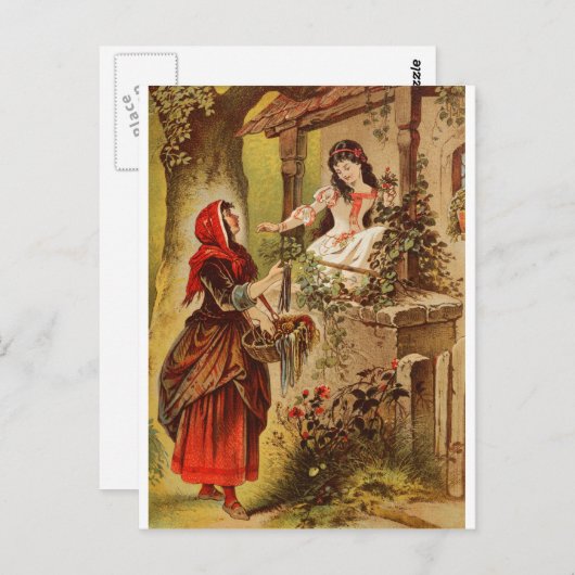 フェアリーテスク。眠る美しいとシンデレラ ポストカード (正面/裏面)