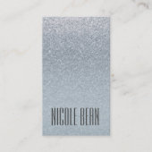 フェアリーテリーシルバーグリッターグラムグラマシックカスタムホテル 名刺 (正面)