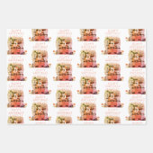 フェアリーテリードアフラワースケッチガールハッピーバースデー ラッピングペーパーシート (正面2)