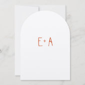 フェアリーテリーフォレストキツネ結婚式招待状 招待状 (裏面)