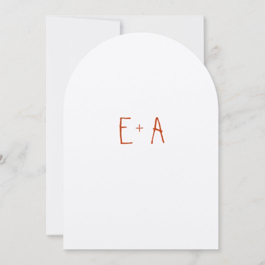 フェアリーテリーフォレストキツネ結婚式招待状 招待状 (裏面)