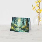 フェアリーテリーリバー誕生日 カード (黄色い花)