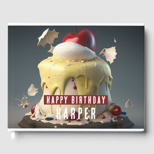 フェアリーテレインスパイアー誕生日ゲストブック ゲストブック (正面)