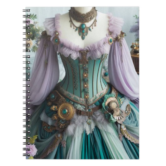 フェアリーテレ春パステルフローラガウン ノートブック (正面)