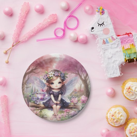 フェアリーテーマパーティープレート ペーパープレート (パーティー)
