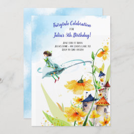 フェアリーテールガーデン誕生日 招待状