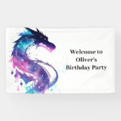 フェアリーテールドラゴンアドベンチャー誕生日バナー 横断幕 (横)