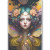 フェアリートリップ(幻覚体験)のようなファンタジーアート シール (正面)