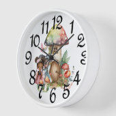 フェアリーハウスアクリルウォールクロック 壁時計 (傾斜)