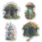 フェアリーハウスステッカー シール (正面)