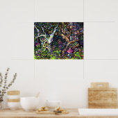 フェアリーハウスズヴィレッジツリーズマリアンヌOアートプリント ポスター (キッチン)