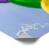 フェアリーバルーンARTプリント誕生日パーティーBIg Eye ポスター (角)