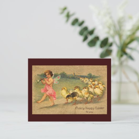 フェアリーパイパー&シックスヴィンテージイースター シーズンポストカード (スタンド正面)