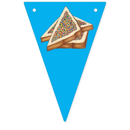 フェアリーパンハッピーバースデーパーティーオーストラリア料理 バンティングフラッグ (第1の旗)