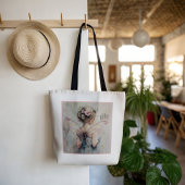 フェアリーパーソナライズされたフラワーガールトートカスタムウェディング トートバッグ