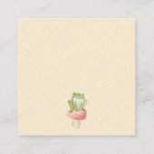 フェアリーパーソナライズされたプリンセスフローラガールズギフト エンクロージャーカード (裏面)