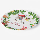 フェアリーパーティーエンチャントガーデン魔法フェアリー誕生日 ペーパープレート (アングル)