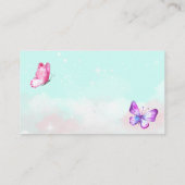 フェアリーパーティーガーデンフェアリー誕生日エンクロージャカード エンクロージャーカード (裏面)