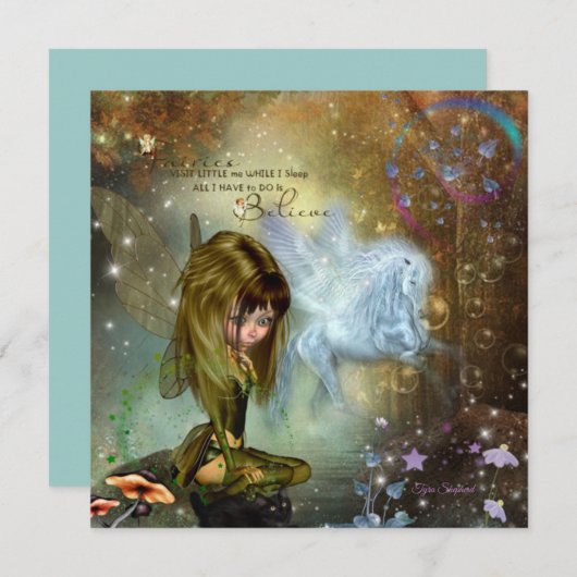 フェアリーピクシーペガサスファンタジーカード (正面/裏面)