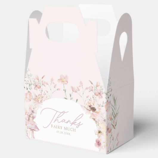 フェアリーピンクフローラガールズ誕生日 フェイバーボックス (オープン)